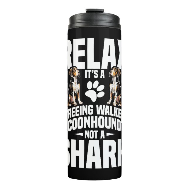 Treeing Walker Coonhound Owner Puppy Relax It´s Thermal Tumbler (Front)