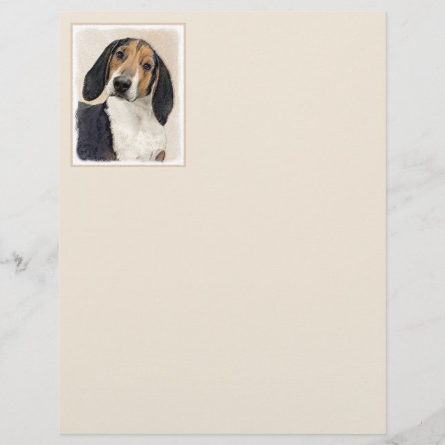 Treeing Walker Coonhound Painting - Original Art (Front)