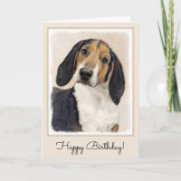 Treeing Walker Coonhound Painting - Original Art