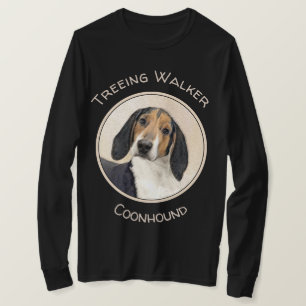 Treeing Walker Coonhound Painting - Original Art T-Shirt