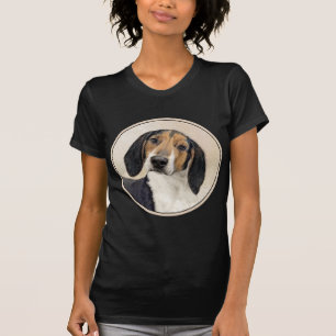 Treeing Walker Coonhound Painting - Original Art T-Shirt