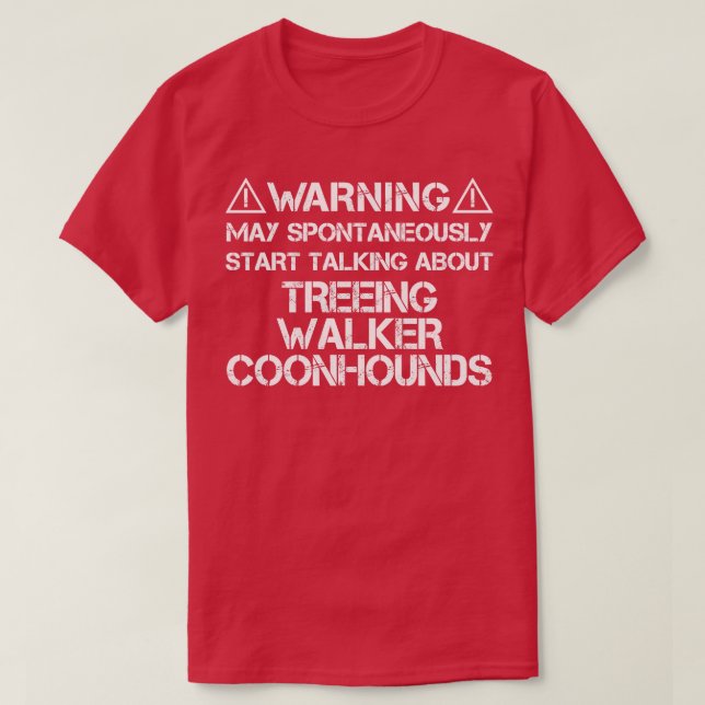 Treeing Walker Coonhound T-Shirt (Design Front)