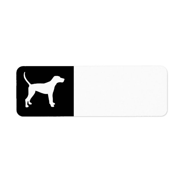 treeing walker coonhound white silo (Front)