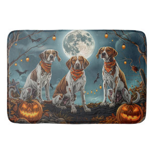 Treeing Walker Halloween Spooky Bath Mat