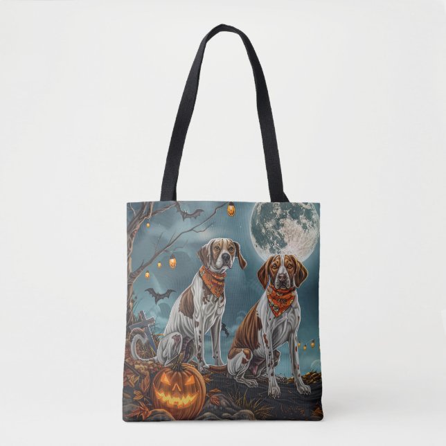 Treeing Walker Halloween Spooky Tote Bag (Front)