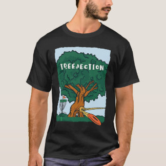 Treejection Stay Away From Tree Sport Disc Golf T-Shirt