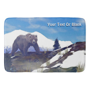 Treeline Grizzly Bath Mat