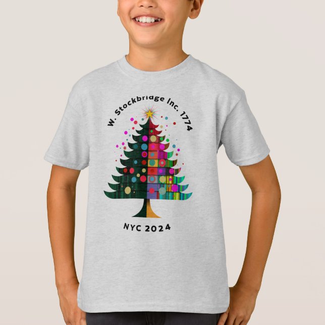 Treemazing Stockbridge Boys T-Shirt White (Front)