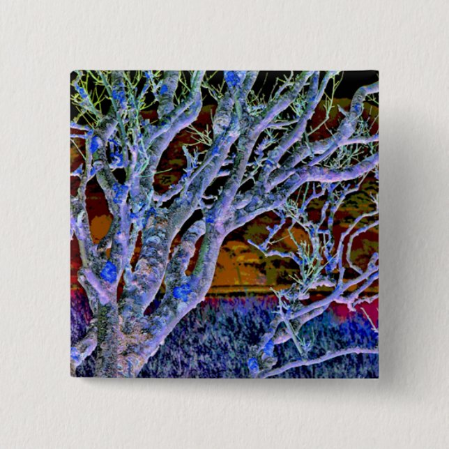 TREES 15 CM SQUARE BADGE (Front)