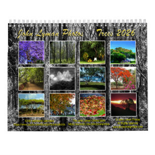Trees 2026 Calendar