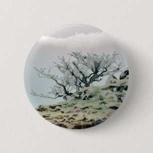 TREES 6 CM ROUND BADGE