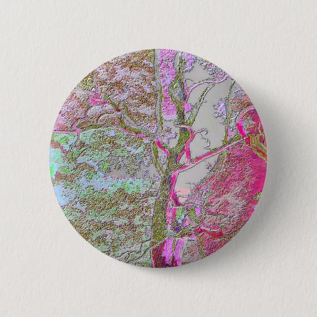 TREES 6 CM ROUND BADGE (Front)