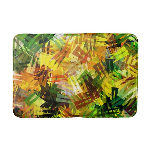 TREES ABSTRACT BATH MAT (Front)