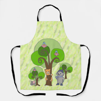 Trees and Animals Apron