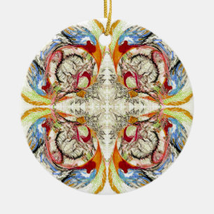 Trees and Birds fantasy Ceramic Tree Decoration