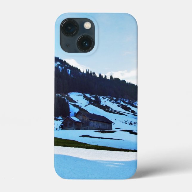 Trees and coniferous forests of the Spitzli hill Case-Mate iPhone Case (Back)