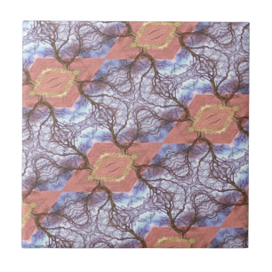 TREES AND FIELDS PATTERN   TILE