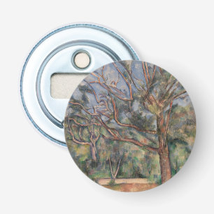 Trees and Road, Post Impressionist Landscape Bottle Opener