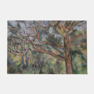 Trees and Road, Post Impressionist Landscape Doormat