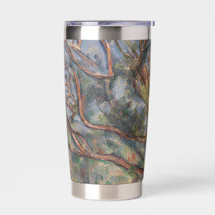 Trees and Road, Post Impressionist Landscape Insulated Tumbler