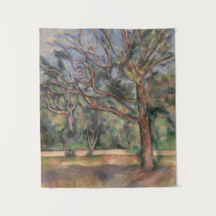 Trees and Road, Post Impressionist Landscape Tapestry