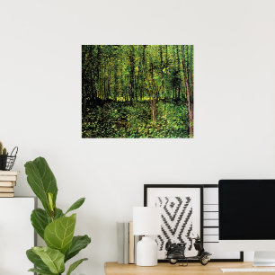 Trees and Undergrowth by Vincent van Gogh Poster