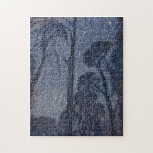 Trees at Twilight (by Edward Robert Hughes) Jigsaw Puzzle (Vertical)