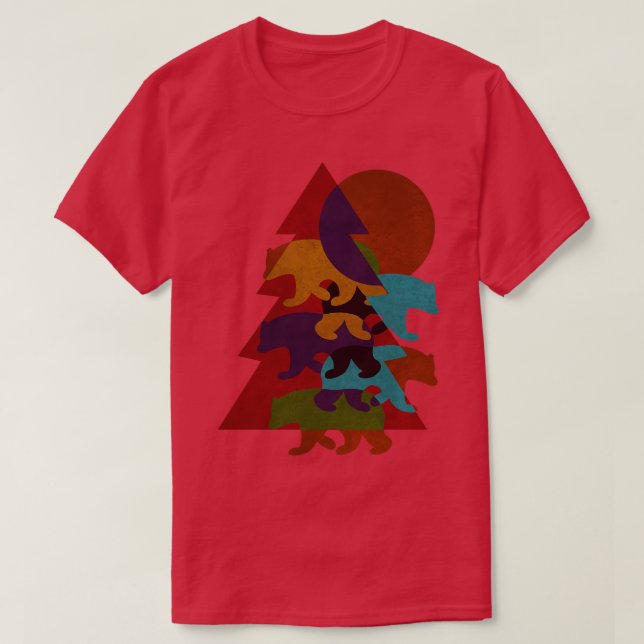 trees bear T-Shirt (Design Front)