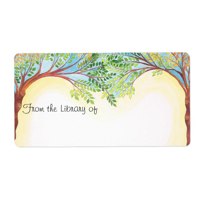 Trees Book plate (Front)