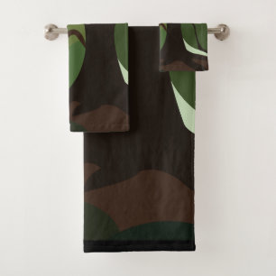 Trees Botanical Nature  Bath Towel Set