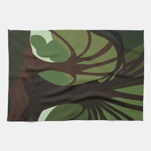 Trees Botanical Nature  Tea Towel (Horizontal)