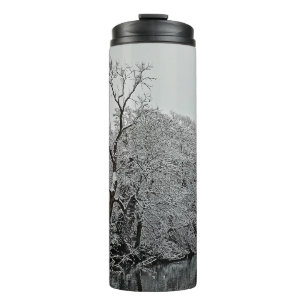 Trees , by the water thermal tumbler