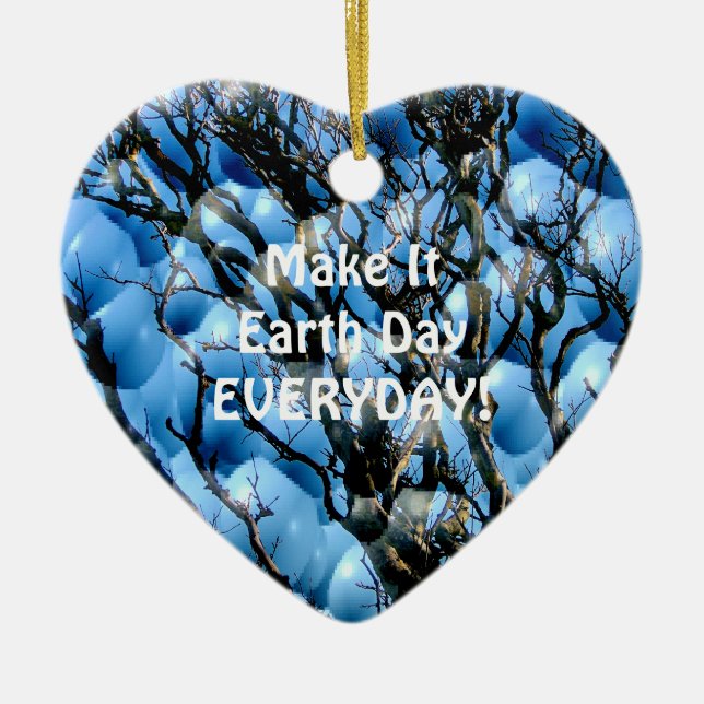 TREES CERAMIC TREE DECORATION (Front)