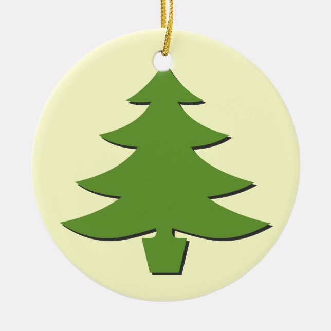 trees ceramic tree decoration (Front)