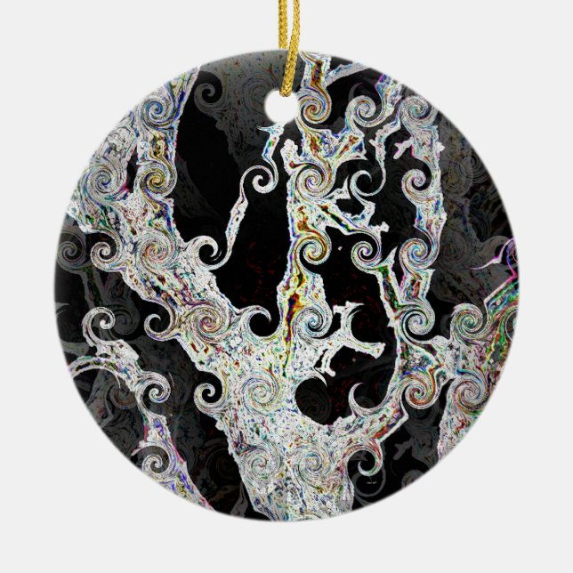 TREES CERAMIC TREE DECORATION (Front)