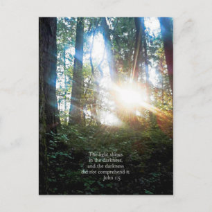 Trees Christian Bible Verse Scripture Creationarts Postcard