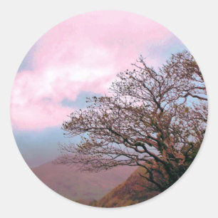TREES CLASSIC ROUND STICKER