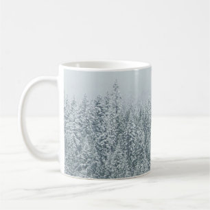 TREES COVERING SNOW COFFEE MUG