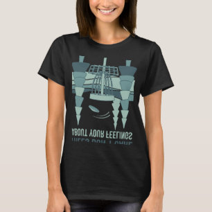 Trees Dont Care About Your Feelings Disc Golf Scen T-Shirt