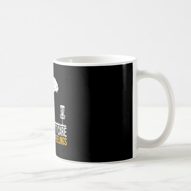 Trees Don't Care About Your Feelings Retro Disc Go Coffee Mug (Right)