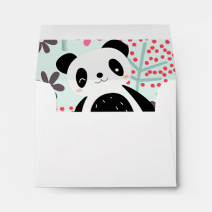 Trees, Flowers, and Panda Bears Envelopes