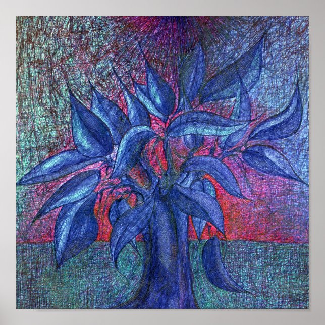 Trees Flowers Poster (Front)