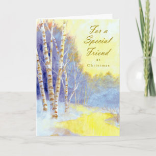 Trees For a Special Friend... Holiday Card