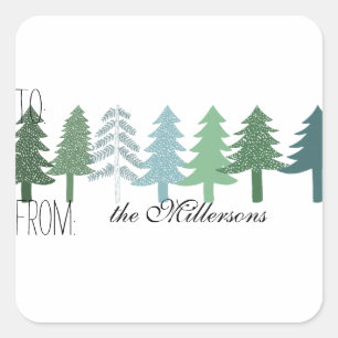 Trees Gift Tag