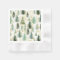 Trees Gold Glitter Christmas Party Paper Napkin