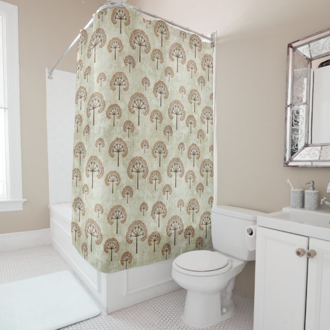 Trees in Autumn Shower Curtain (In Situ)