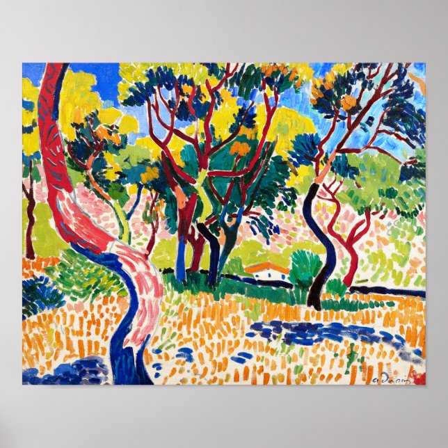 Trees in Collioure | Andre Derain | Poster (Front)