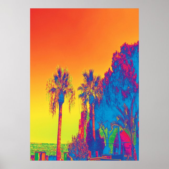 Trees in Cyprus Poster (Front)