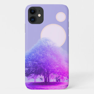 Trees in Fog and Double Sunrise Case-Mate iPhone Case