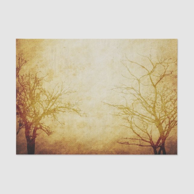 Trees in the Mist Tissue Paper (Front)